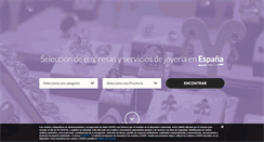 Desktop Screenshot of joyerias-joyeros.es